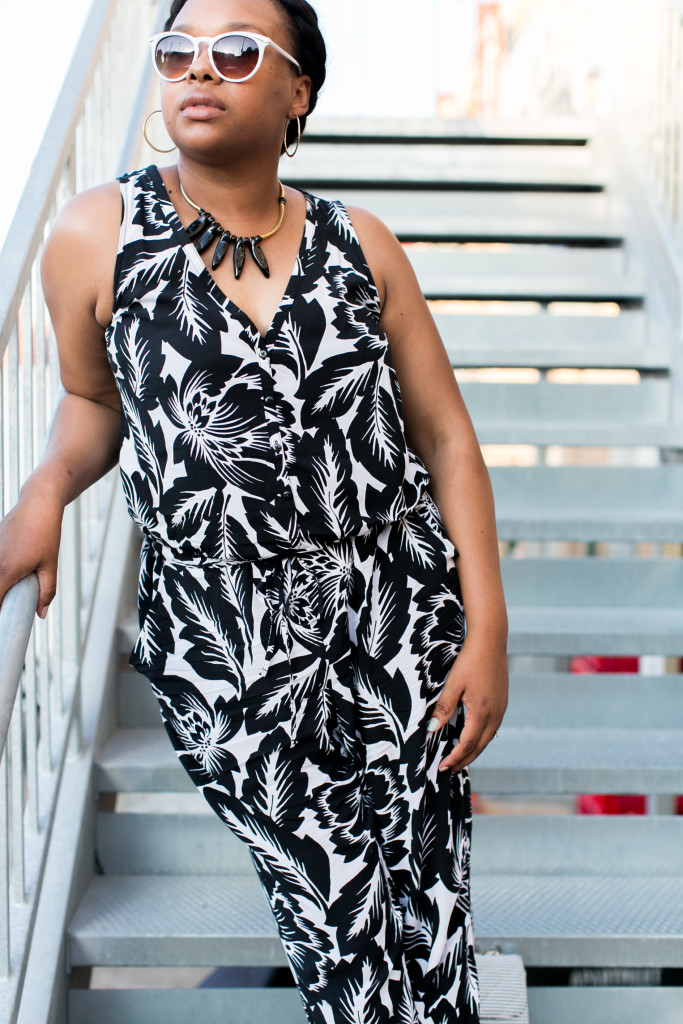 Alea Lovely, Jumpsuit, Black and White, FashionplateKC, Kansas City Fashion Blogger, Kansas City Lifestyle Blogger