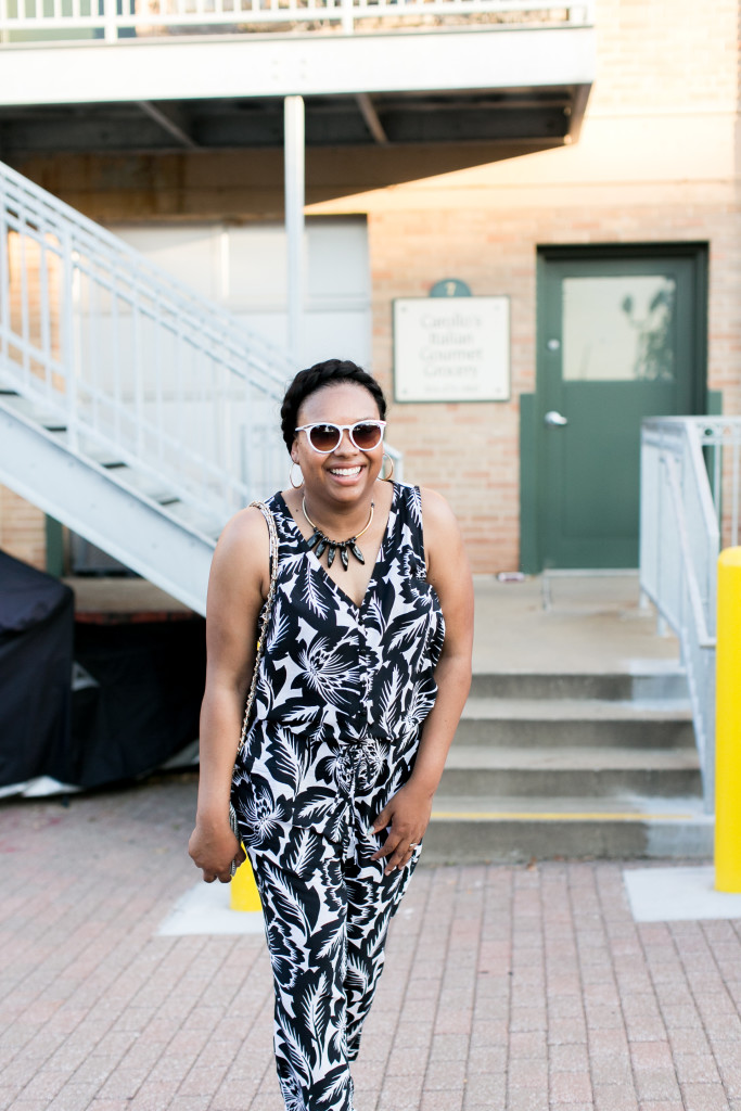 Alea Lovely, Jumpsuit, Black and White, FashionplateKC, Kansas City Fashion Blogger, Kansas City Lifestyle Blogger