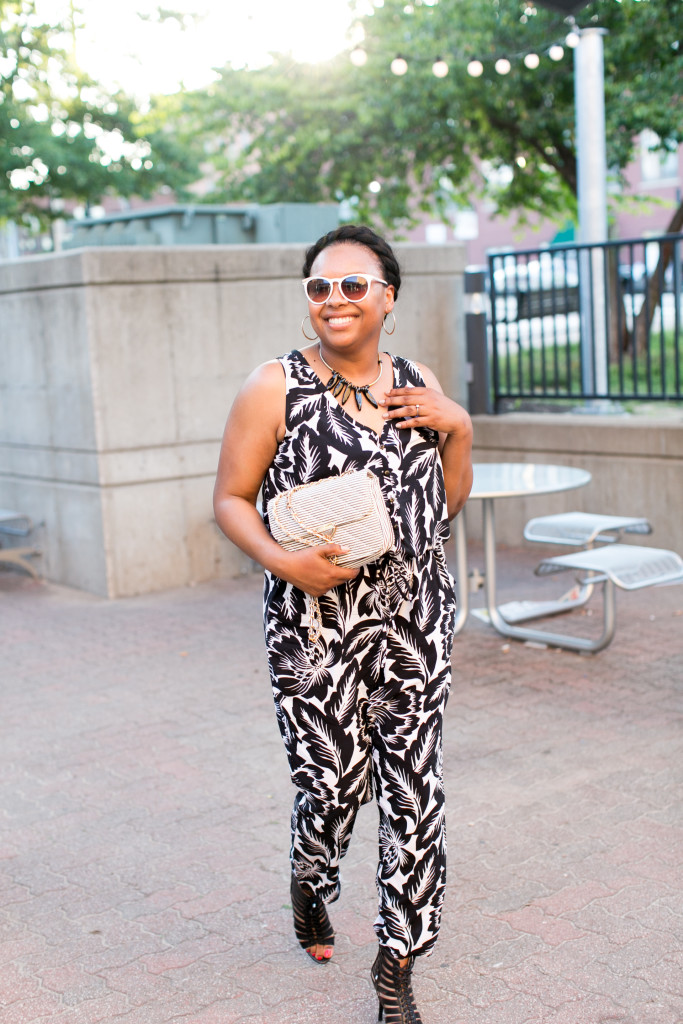 Alea Lovely, Jumpsuit, Black and White, FashionplateKC, Kansas City Fashion Blogger, Kansas City Lifestyle Blogger